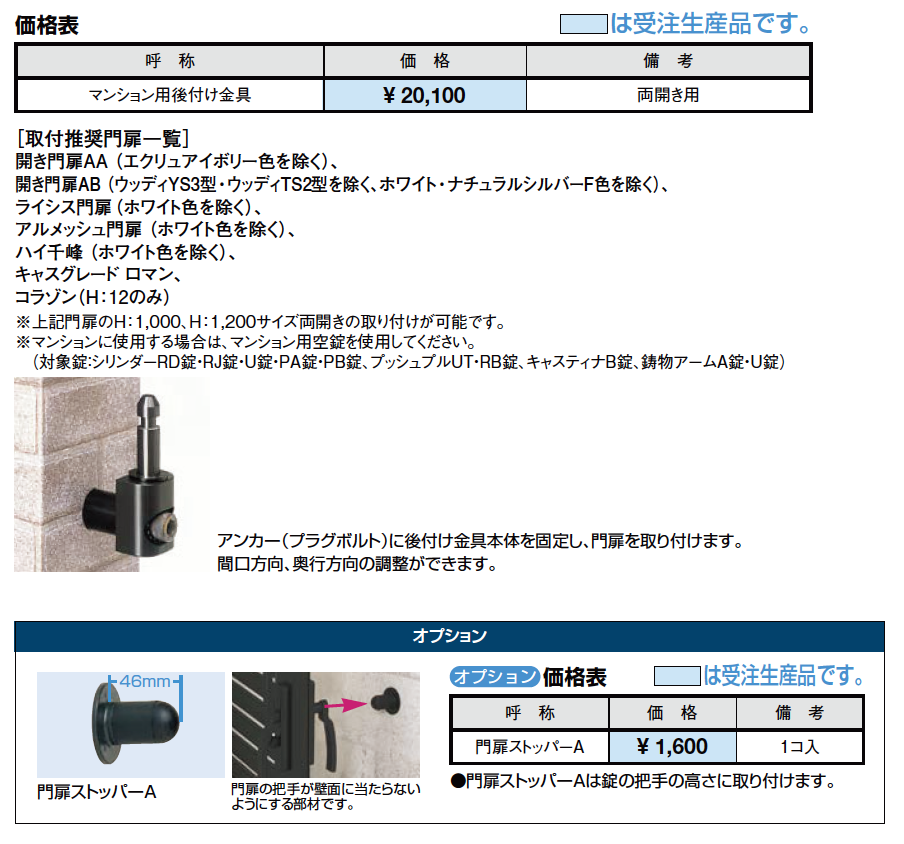 LIXIL | マンション用 後付け金具【2023年版】 | 建材サーチ